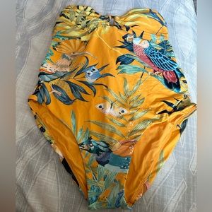 Maeve Nanea Bandeau Tie-Back one piece swimsuit